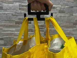 Maniglia ergonomica per buste della spesa
