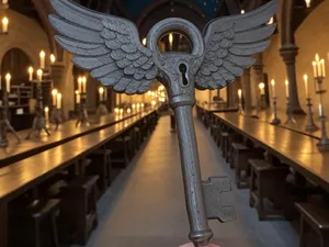Clé volante serrure Harry Potter