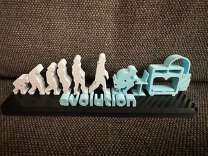 Human Evolution - multi color at once