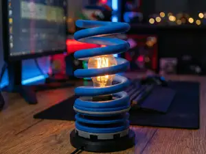 Industrial Coil Spring Lamp (e27)