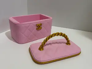 "CC" Makeup Bag / Storage Box