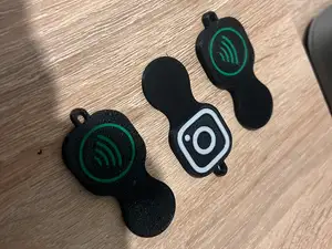 NFC instagram keychain