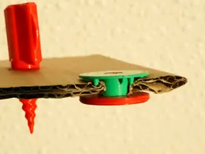 Cardboard construction screw bolt kit