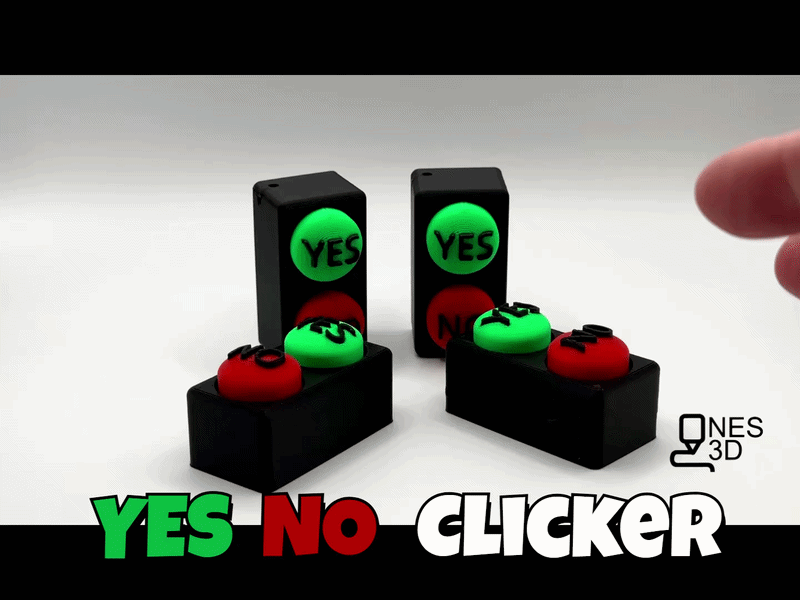 YES / NO Fidget Clicker