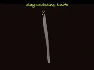clay sculpting knife