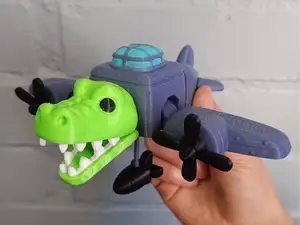 Bombardiro Crocodilo Articulated toy