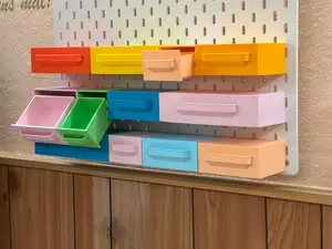 Schubladen kipp- und herausnehmbar Ikea Skadis