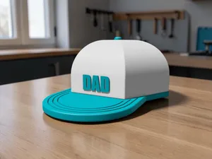Flat Bill Cap - Dad Version 2 NO AMS
