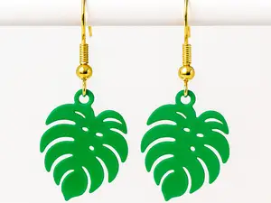 Ohrring Monstera
