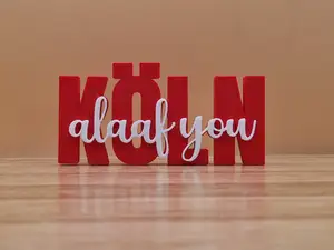 Köln alaaf you Schriftzug