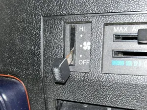 Mk1 Rabbit climate knob