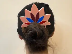 LOTUS HER – Pettine fermaglio fiore di loto