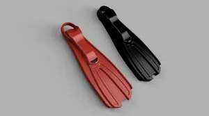 Scuba Diving Fins Keychain - Miniature Diver Fin