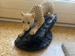 Organic Leopard Sculpture