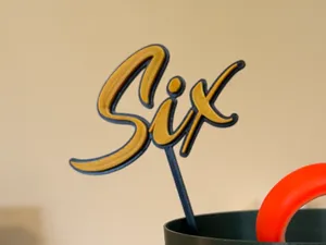 Fancy Table Numbers (1-20)