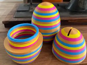 egg shape piggy bank