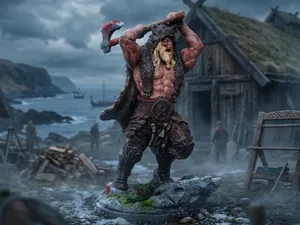 Berserker im Angriff