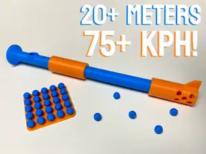 High-Speed BB Blowgun (Modular)
