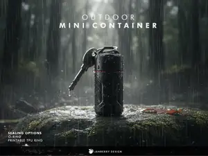 Robust Mini Outdoor Container - for Key Chain