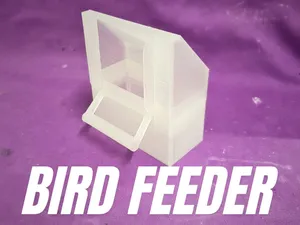Birds feeder with detachable tank *fast print*