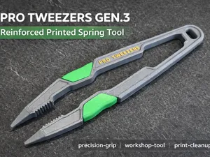 Pro Tweezers – Reinforced Spring Grip Tool