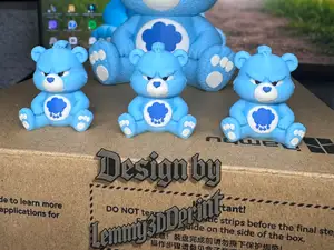 Schlüsselanhänger Blaues Brummbärchen 