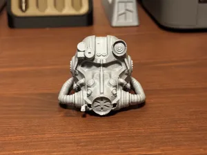 Fallout Power Armor Helmet Miniature
