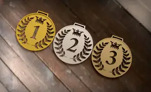Medal set -> 1st 2nd 3rd - Gold - Silver - Bronze