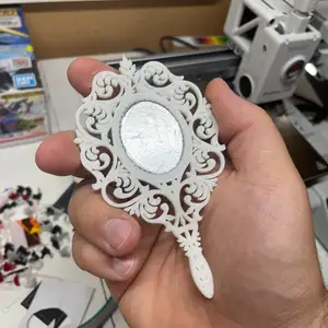 Elegant Doll Hand Mirror for kids play