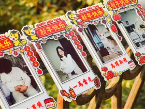 2026磁吸拍立得相框|新年|元旦|马年|可编辑|彩色