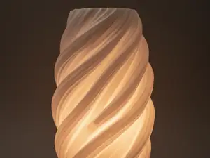 SpiralGlow LED Lamp Shade