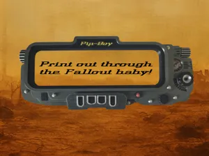 P1S/P1P Pip-Boy screen cover