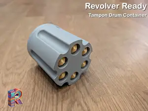 Revolver Ready: Tampon Drum Container