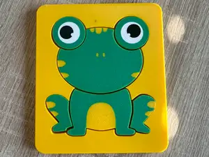 Montessorri Toys Education 3D Puzzle Cartoon frog