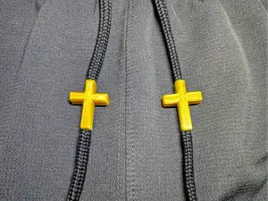 Holy Cross Drawstring Charm
