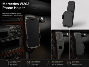 Mercedes W203 OEM Phone Holder Replacement