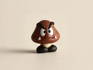 板栗仔毒菇-超级玛丽Super Mario马里奥兄弟手办模型摆件玩偶