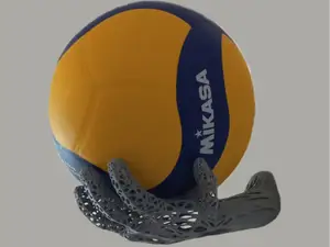 Wall mount ball holder
