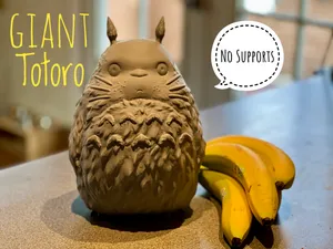 Giant Totoro - No supports!