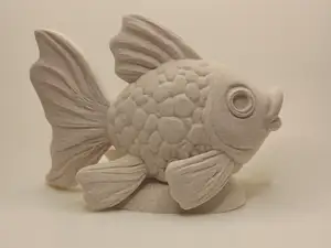 Dekofisch mit Strukturflossen Fisch-Deko