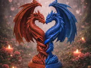 Twin Dragons of Love – Valentine Edition
