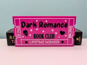 Dark Romance Movie Style Book Club Trope Ticket