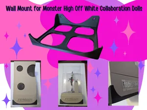 Wall Mount for Monster High Off-White Collab Dolls