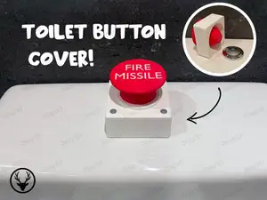 Fire Missile toilet button cover!
