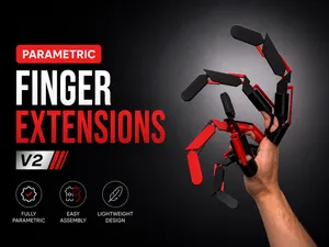 Parametric Articulated Finger Extensions