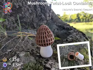 Morel Mushroom Twist-Lock Container