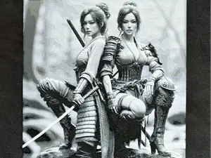 Samurai girl VIII. HueForge