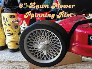6" Lawn Mower Spinning Rim