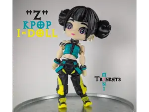"Z" Chibi Kpop I-Doll Flexi (Zoey Inspired Doll)