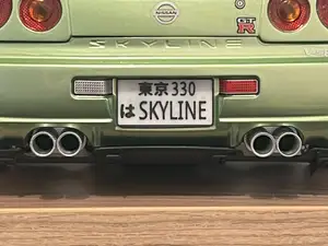 Skyline R34 exhaust 1/10 RC drift car